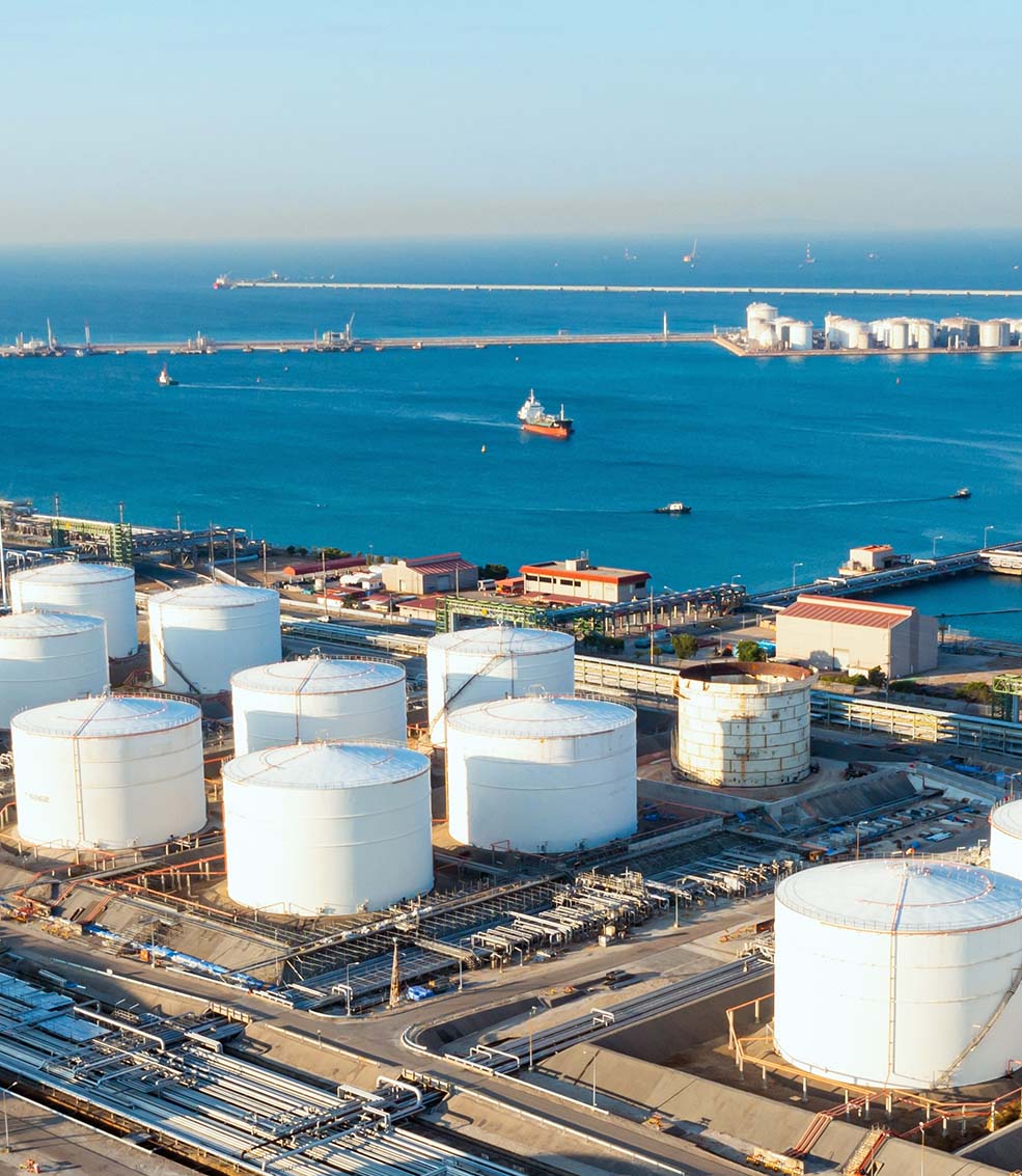 Fuel infrastructure in port