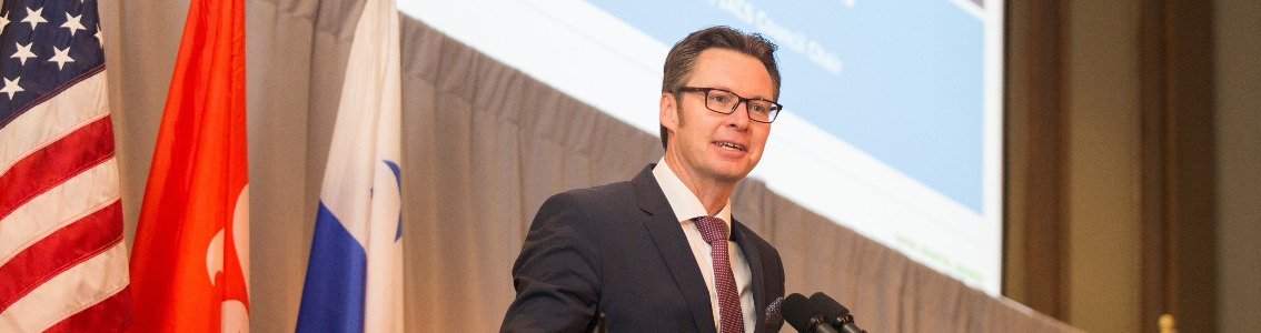 Chairman Knut Ørbeck-Nilssen sets out transformation of IACS at CMA Shipping 2018