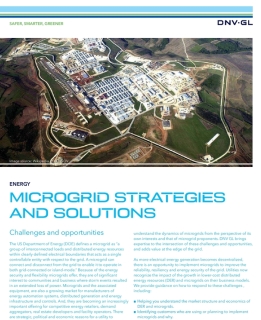 Microgrid strategies and solutions brochure