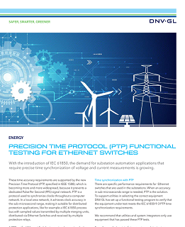Precision Time Protocol (PTP) testing