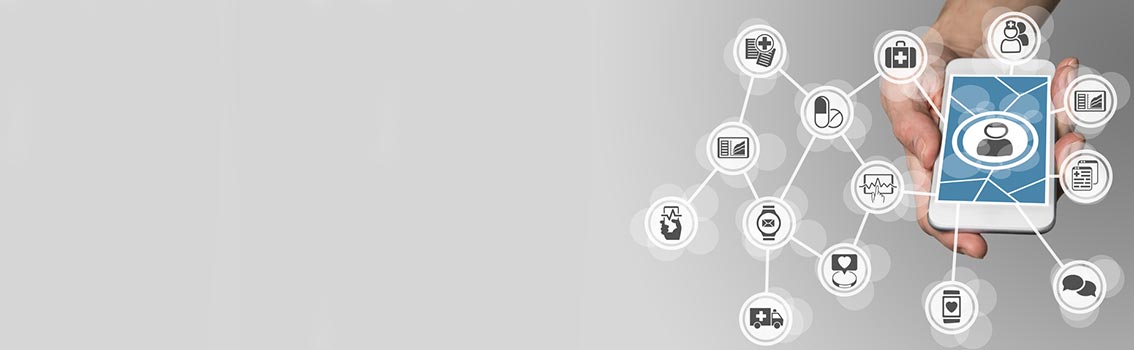 Internet of people banner illustration